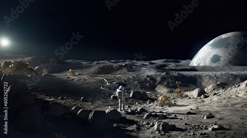 Lunar Adventure: Discovering the Wonders of the Moon in Spectacular 3D Detail