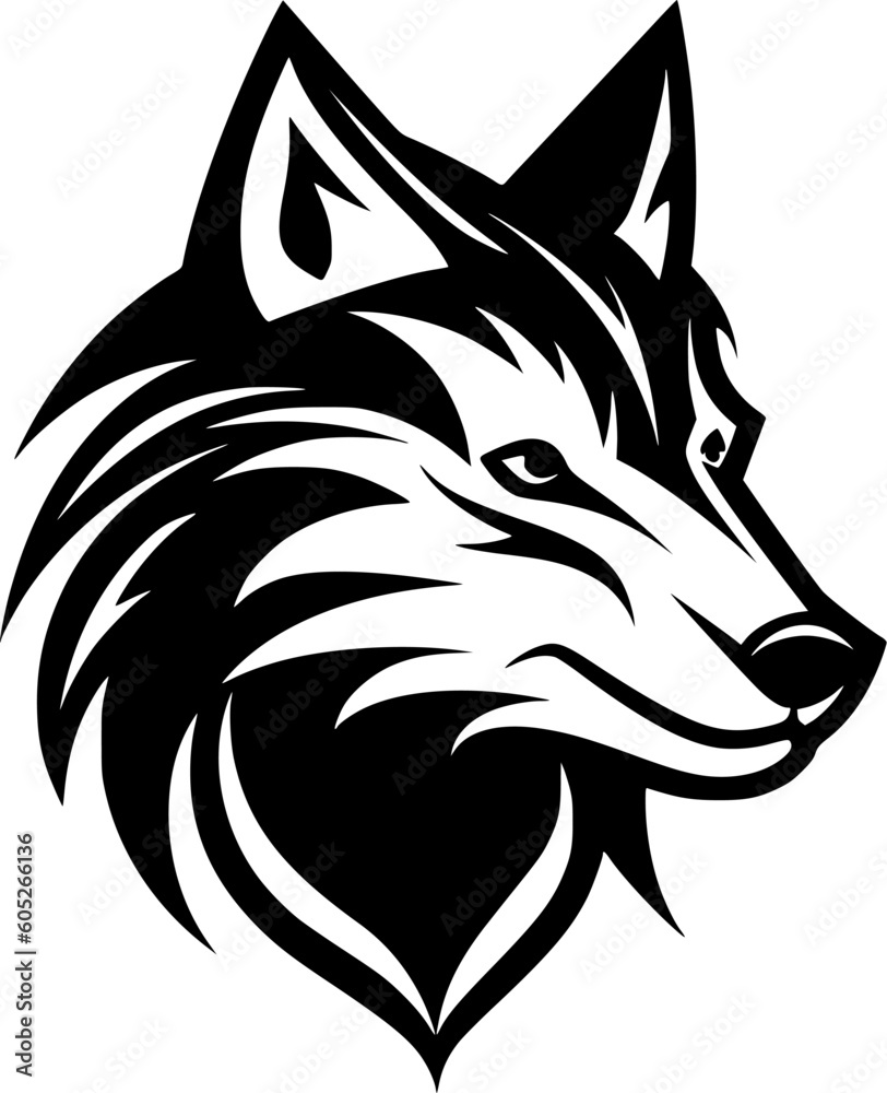 Wolf | Minimalist and Simple Silhouette - Vector illustration Wolf | Minimalist and Simple Silhouette - Vector illustration