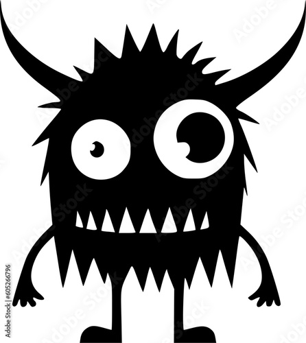 Monster - High Quality Vector Logo - Vector illustration ideal for T-shirt graphic