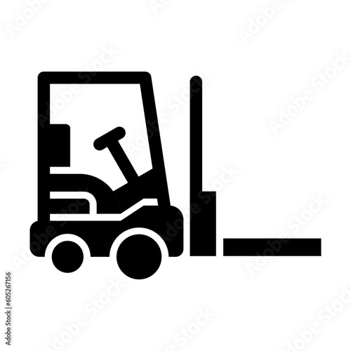 ForkLifter Vector Glyph Icon Design