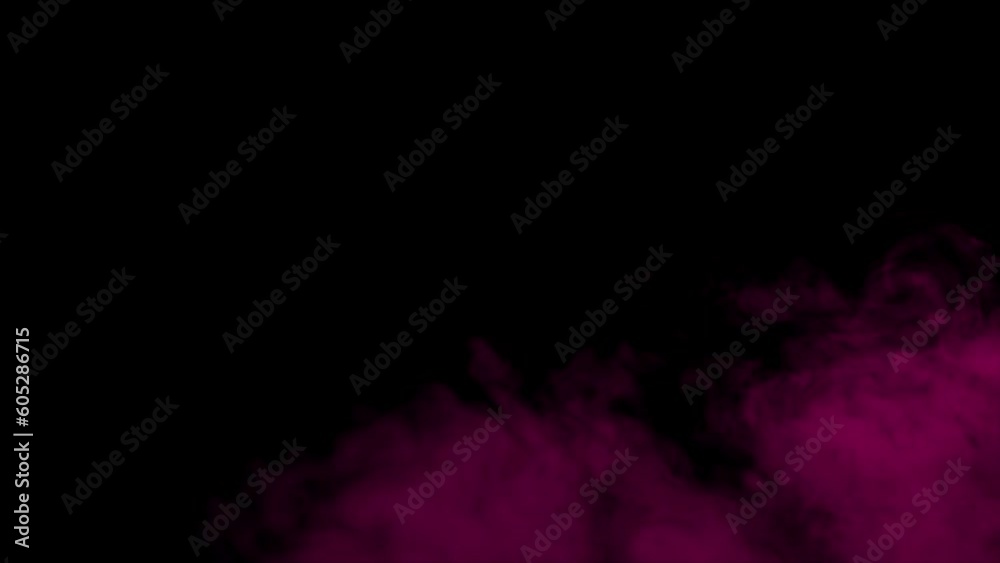 pink smoke, red smoke, blue smoke and green smoke isolated on black background pink smoke, red smoke, blue smoke and green smoke isolated on black background