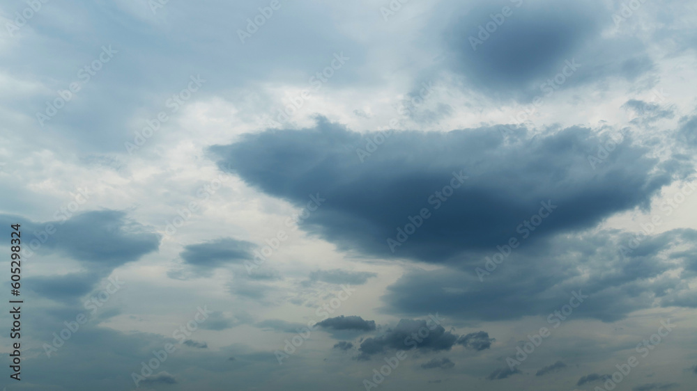 Background of gray clouds in the sky Background of gray clouds in the sky
