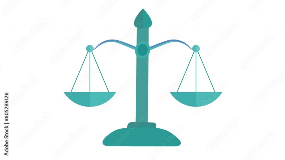 3d rendered animation of table scales on a white background 3d rendered animation of table scales on a white background