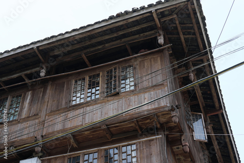 Chinese traditional architecture in Guangxi Province. 