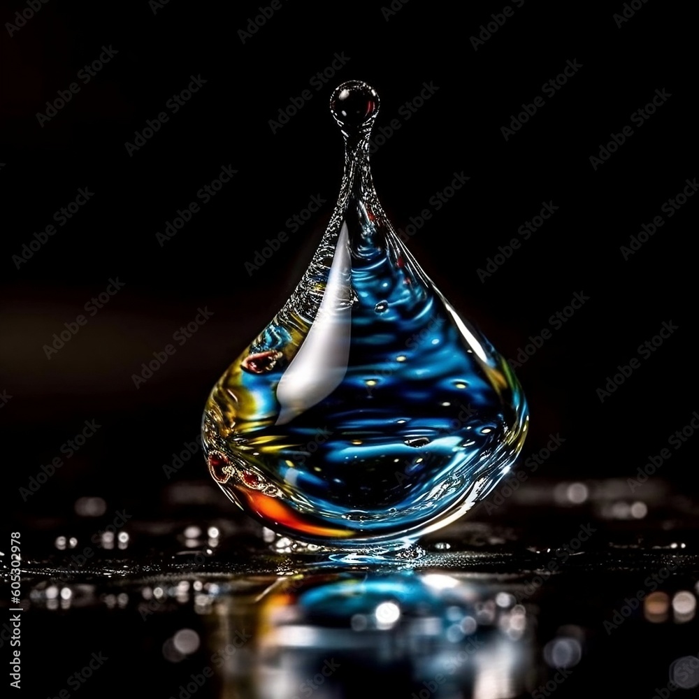 Fototapeta premium water, drop, liquidwater, drop, liquid, blue, splash, abstract, bubble, ripple, nature, drink, splashing, macro, waterdrop, wave, clean, clear, droplet, cold, drops, motion, rain, wet, bubbles, fresh,