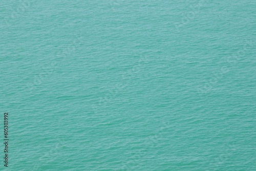 Beautiful shot of a green color sea background