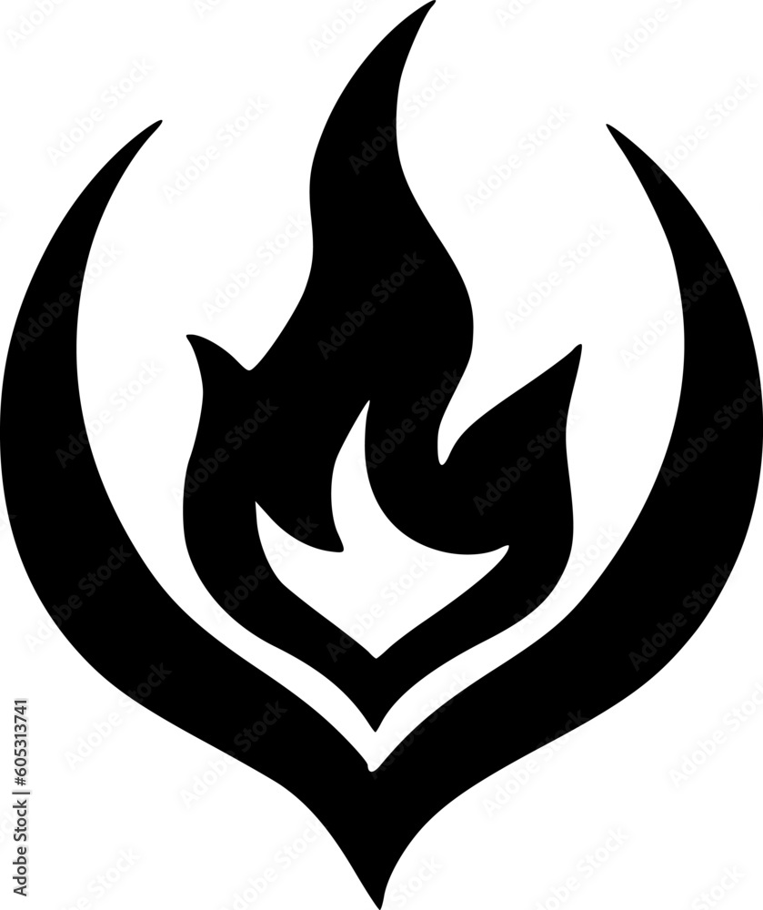 vector illustration of fire icon vector illustration of fire icon