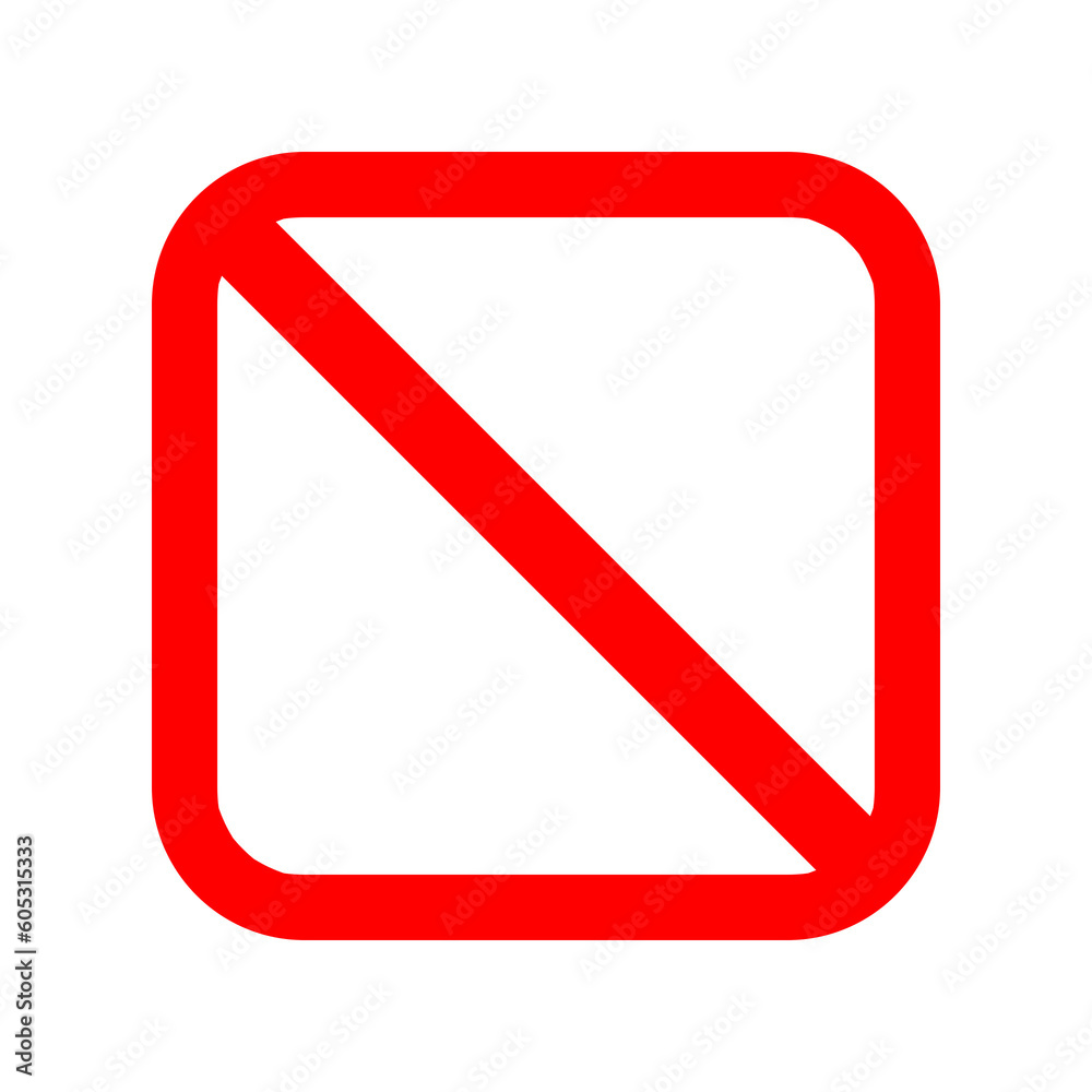 no icon red square element transparent design no icon red square element transparent design