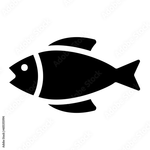 fish glyph icon