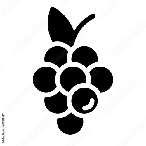 grape glyph icon
