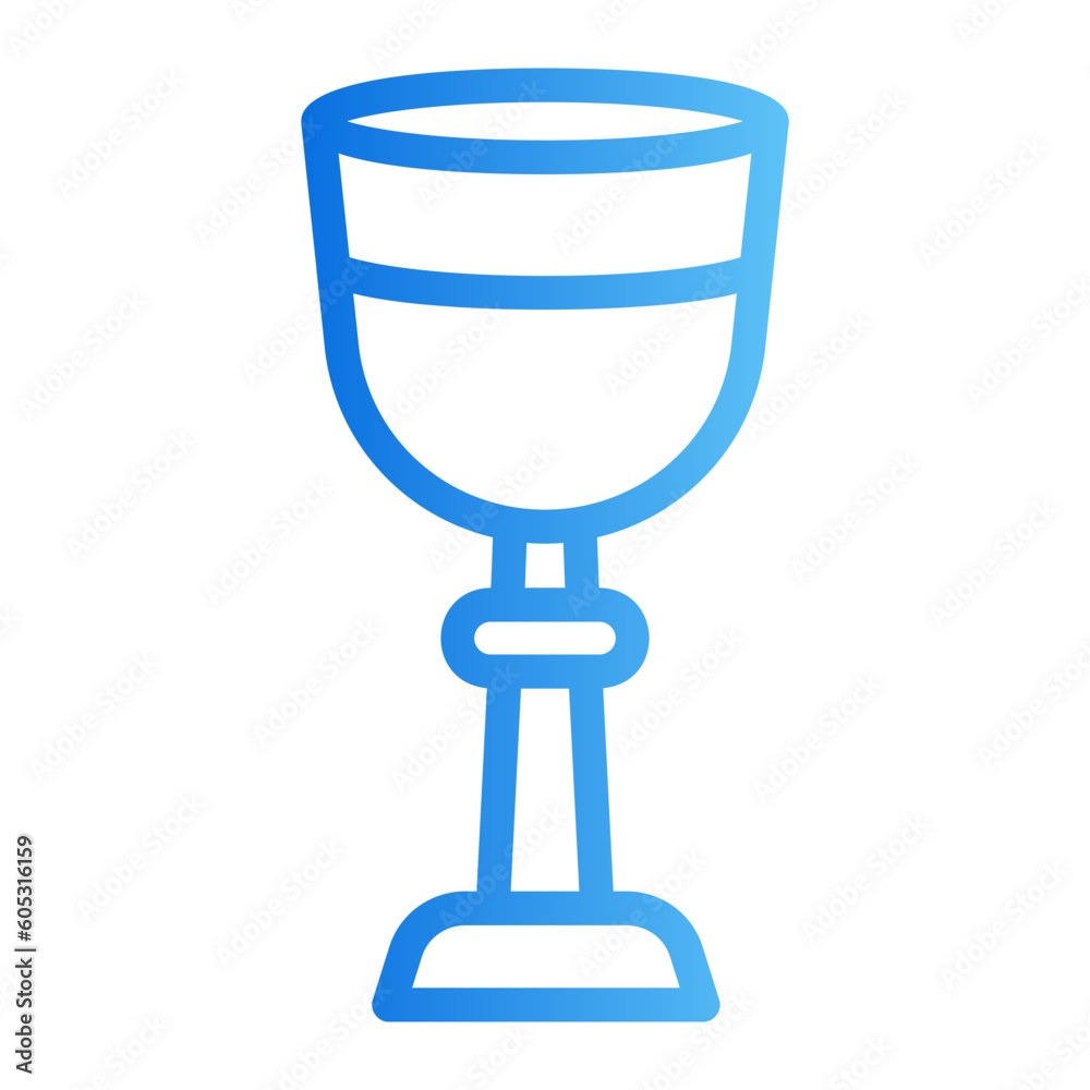 holy chalice gradient icon holy chalice gradient icon