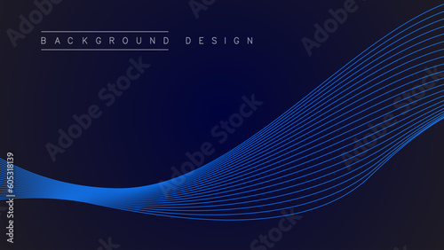 abstract blue wave background