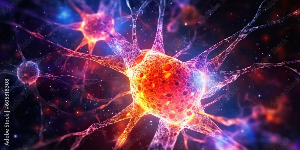 AI Generated. AI Generative. Human brain mind neuron system. Network remember knowledge network. Graphic Art AI Generated. AI Generative. Human brain mind neuron system. Network remember knowledge network. Graphic Art