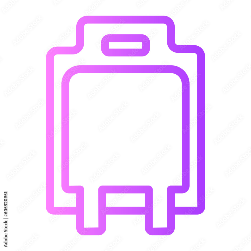 blood bag gradient icon blood bag gradient icon