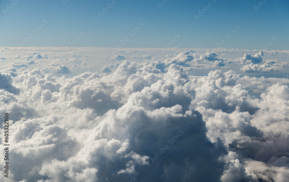 Aerial sky and great clouds Aerial sky and great clouds