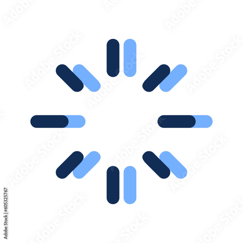 loading filled line icon