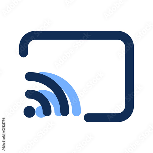 cast filled line icon