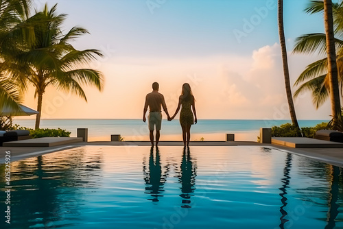 Paradise Found: Luxury Honeymoon in a Tropical Beach Destination © aprilian