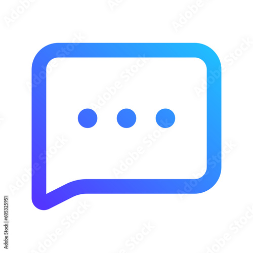 chat gradient icon