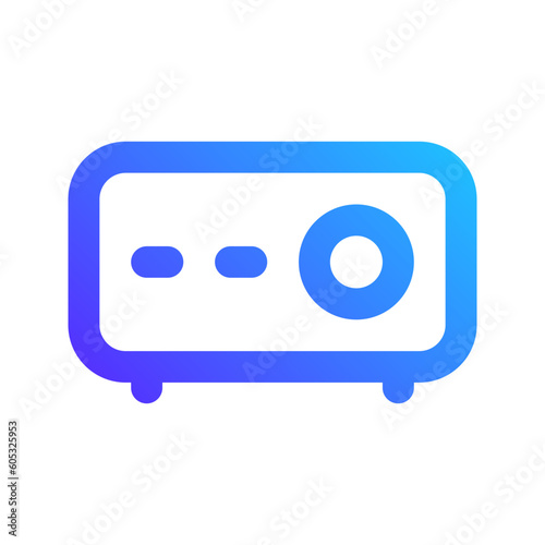 amplifier gradient icon