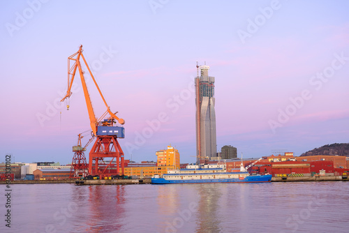 Göteborg / Gothenburg (Sweden) - The Harbour in the morning