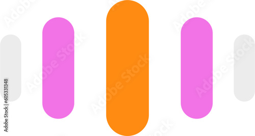 set of colorful shapes