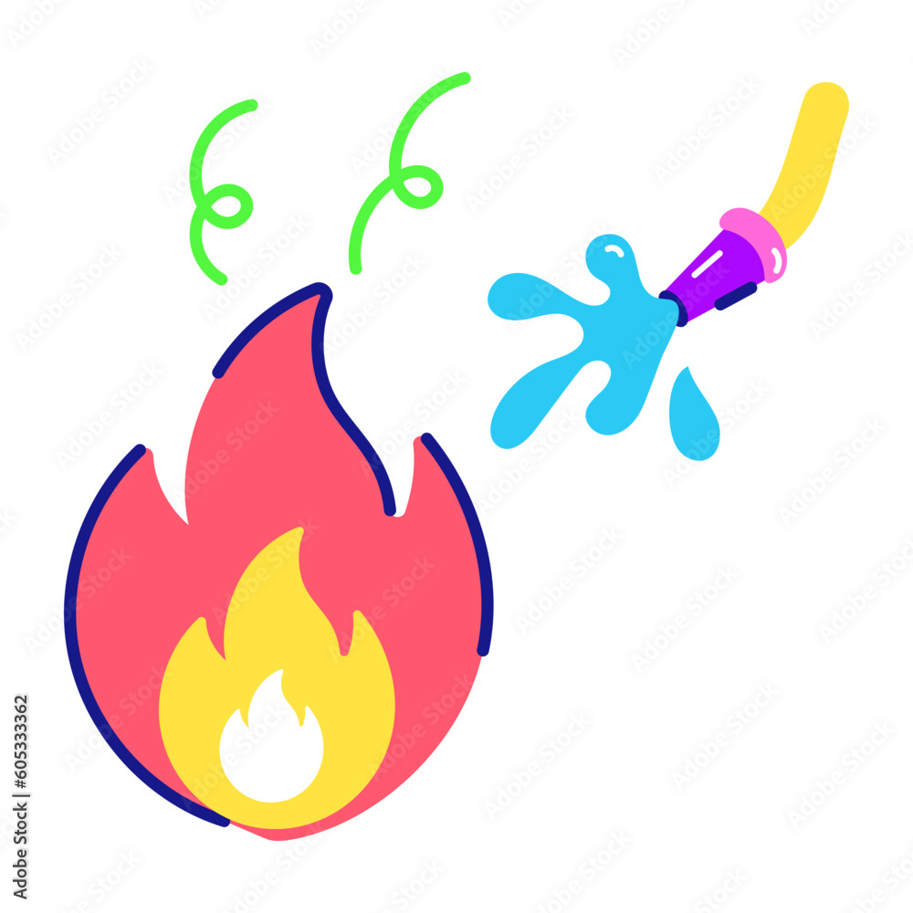 Fototapeta premium Fire Fighting