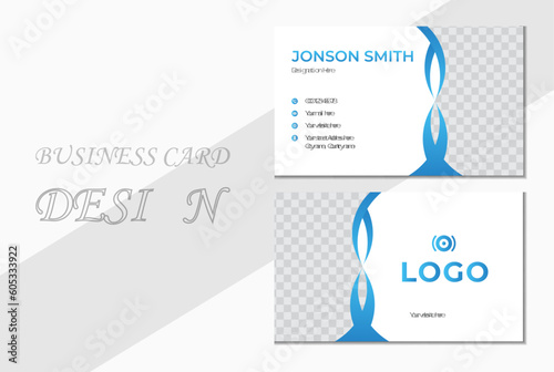 Business Card Template. Creative and Clean Business Card . Double-sided Business card.
Minimalist Business Card Template. Modern Business Card.