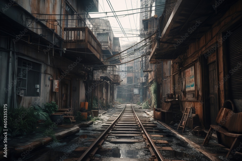 Urban environment created by industrial processes
..Generative AI Urban environment created by industrial processes
..Generative AI