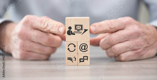 Concept of email marketing