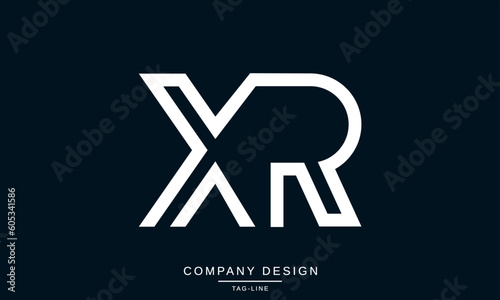 XR, RX, Abstract Letters Logo Monogram
