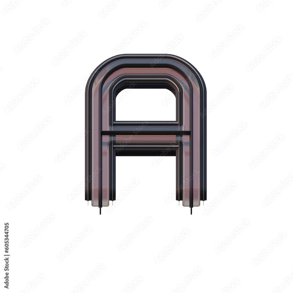 Tech or Futuristic 3D Alphabet or PNG Letters Tech or Futuristic 3D Alphabet or PNG Letters