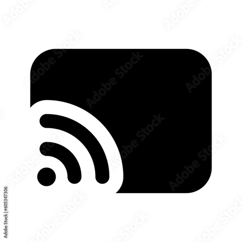 cast glyph icon