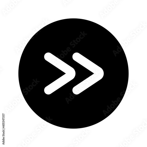 fast forward glyph icon
