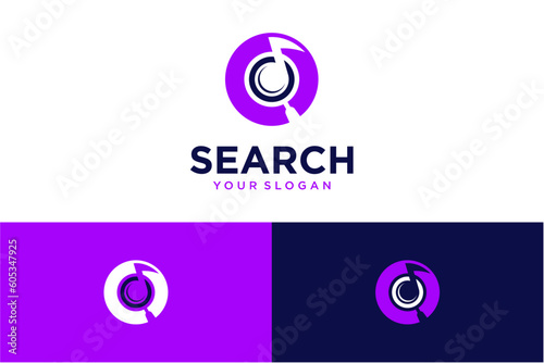 search logo design with music