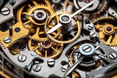 The Complexity of Time: Inside a Clockwork Mechanism. Generative AI