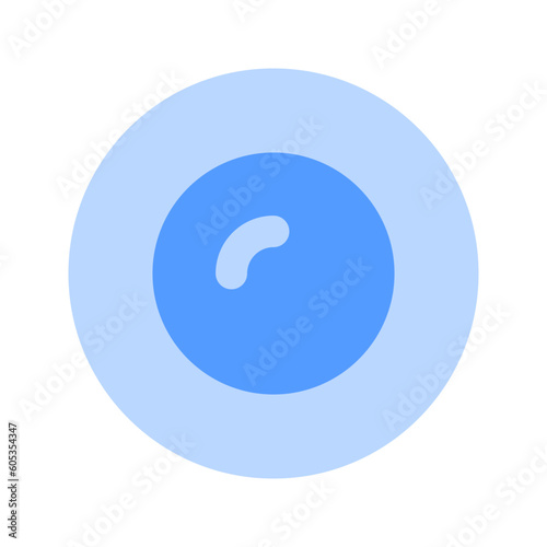 camera lens duotone icon