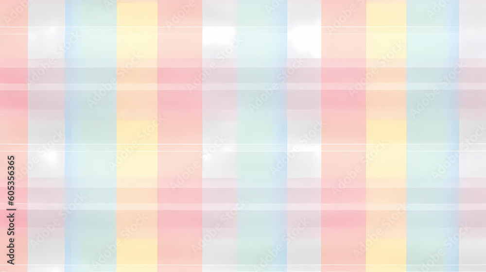 A pastel pink checker cloth fabric-Generative AI A pastel pink checker cloth fabric-Generative AI