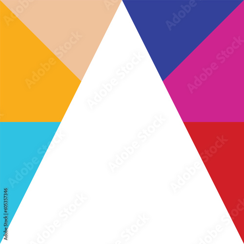 Multi Color pastel, rainbow vector texture in style. Beautiful illustration with triangle. Backgrounds for mobile phones, laptops, photos, web, white background,