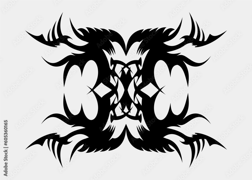 Symmetrical knot tattoo designs Stock Vector by ©rorius 42846115