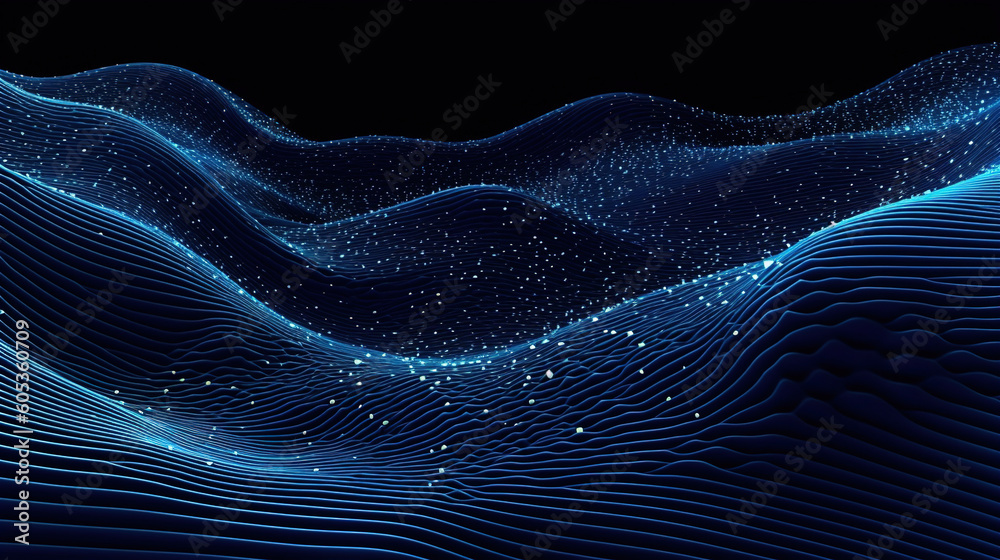 Abstract linear waves pattern background Abstract linear waves pattern background