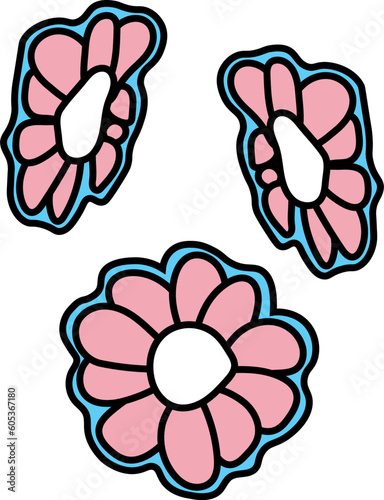 Transgender Pride Flowers