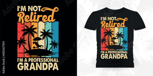  Funny Retirement Pension Retired Retro Vintage Retirement T-shirt Design