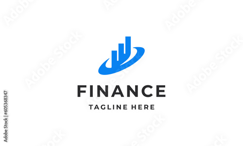 Free Download finance logo. financial growth chart logo design vector - GFXLoad