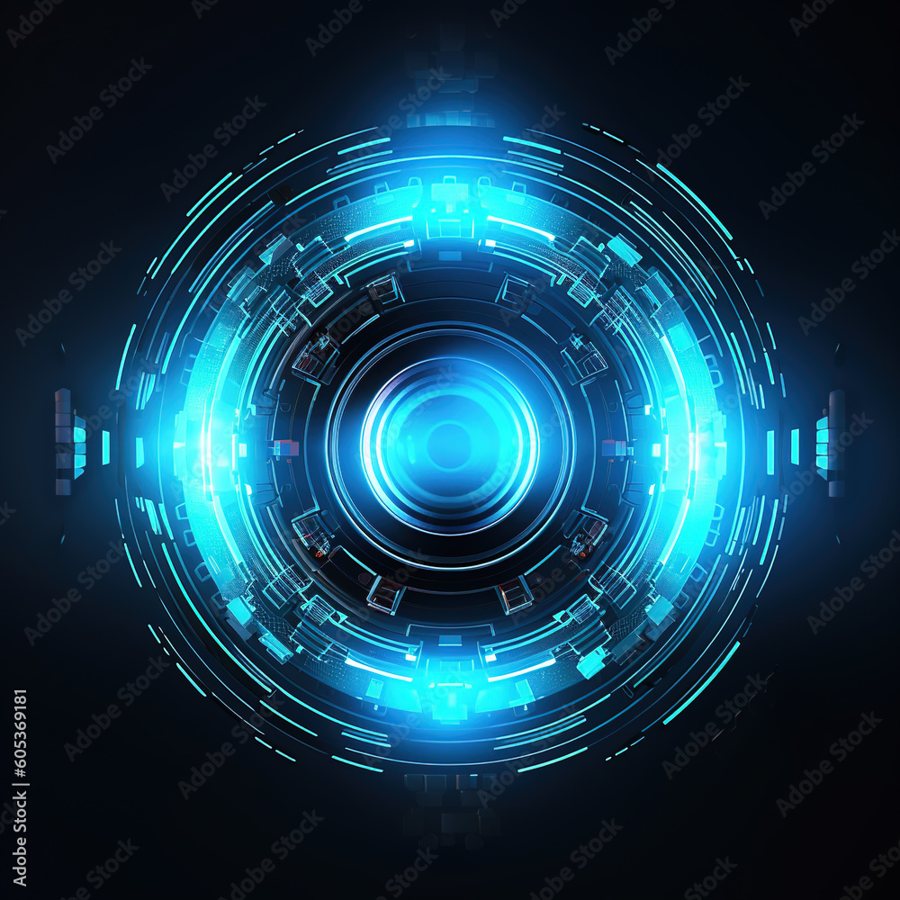Premium Abstract Conceptual HUD and circuit board space futuristic technology ui interface hologram for business and education.Generative AI Premium Abstract Conceptual HUD and circuit board space futuristic technology ui interface hologram for business and education.Generative AI