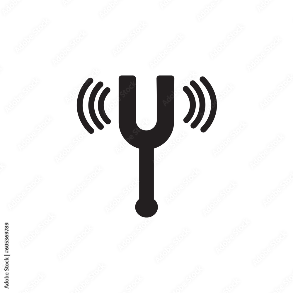 Fork Sound Tuning Solid Icon Fork Sound Tuning Solid Icon