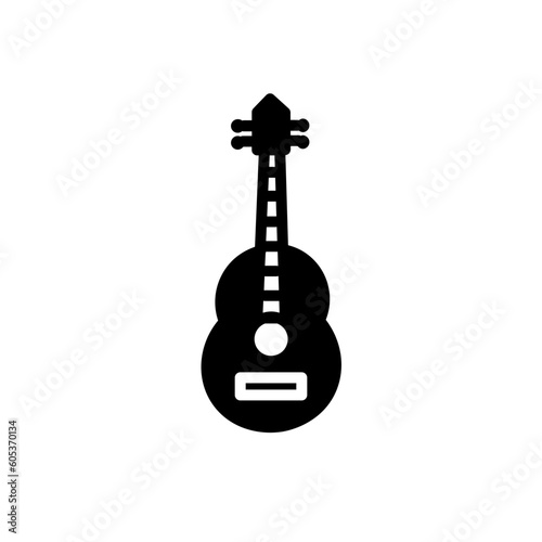 Guitar Music Instrument Solid Icon