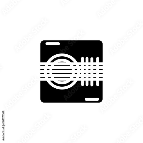Guitar Music Strings Solid Icon