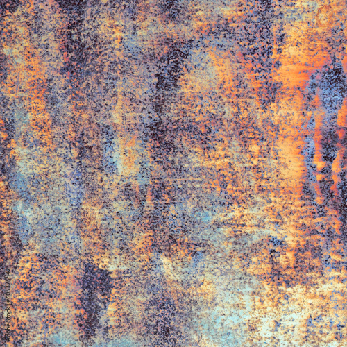 Rust marks on the aluminum surface. from deterioration over time