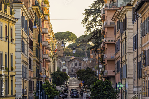 Les rues de Rome en Italie